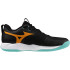 Zapatillas de Voleibol Mizuno Wave Momentum Pro Negro/Tangelo/Verde
