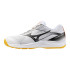 Sapatilhas de Voleibol Mizuno Cyclone Speed 5 Branco/Coral/Citrus