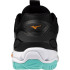 Zapatillas de Balonmano Mizuno Wave Stealth 6 Negro/Tangelo/Verde