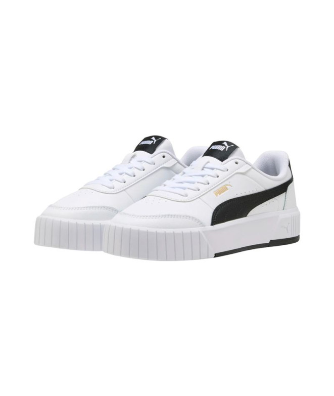 Sapatilhas Puma Carina Mia, Branco- Preto, Mulher