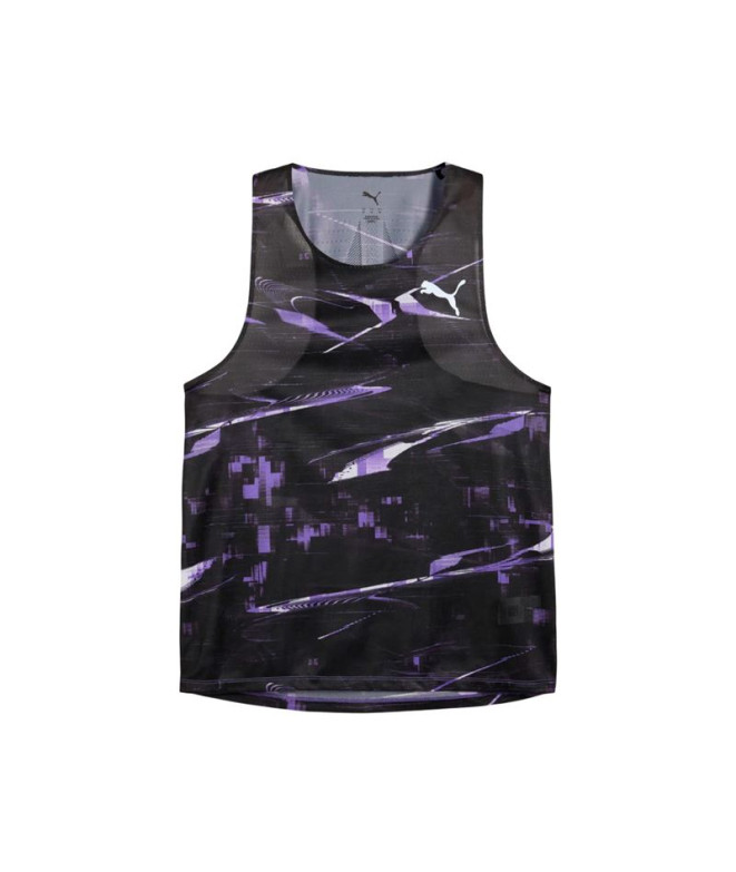 Camiseta de Running Puma M Raceday Ultraspun, Dark Amethys Homem