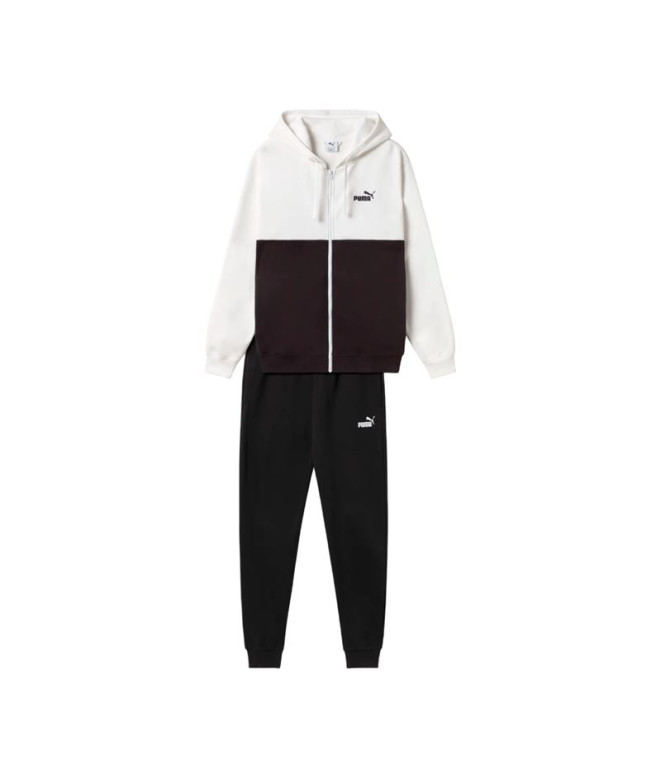 Fato de treino Puma Hooded Fz Sweat Suit Preto Homem
