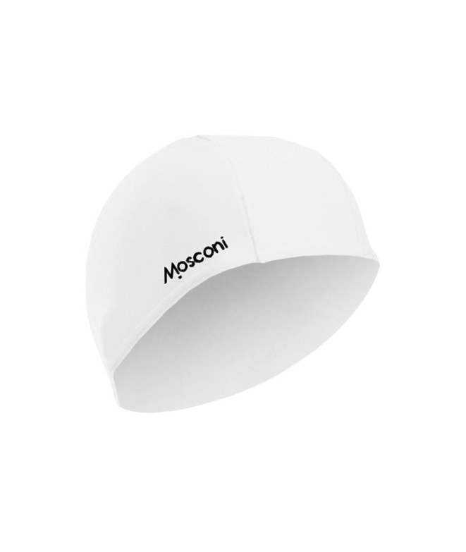 Bonnet de Natation Mosconi Polyester Blanc