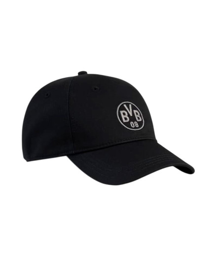 Boné de Futebol Puma Bvb Essentials Cap, Preto-Flat Medi,...