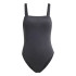 Bañador de Natación adidas Padded Iconisea U-Back Swimsuit Mujer Negro