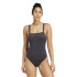Bañador de Natación adidas Padded Iconisea U-Back Swimsuit Mujer Negro