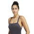 Maillot de bain de Natation adidas Padded Iconisea U-Back Swimsuit Femme Noir