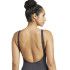 Bañador de Natación adidas Padded Iconisea U-Back Swimsuit Mujer Negro