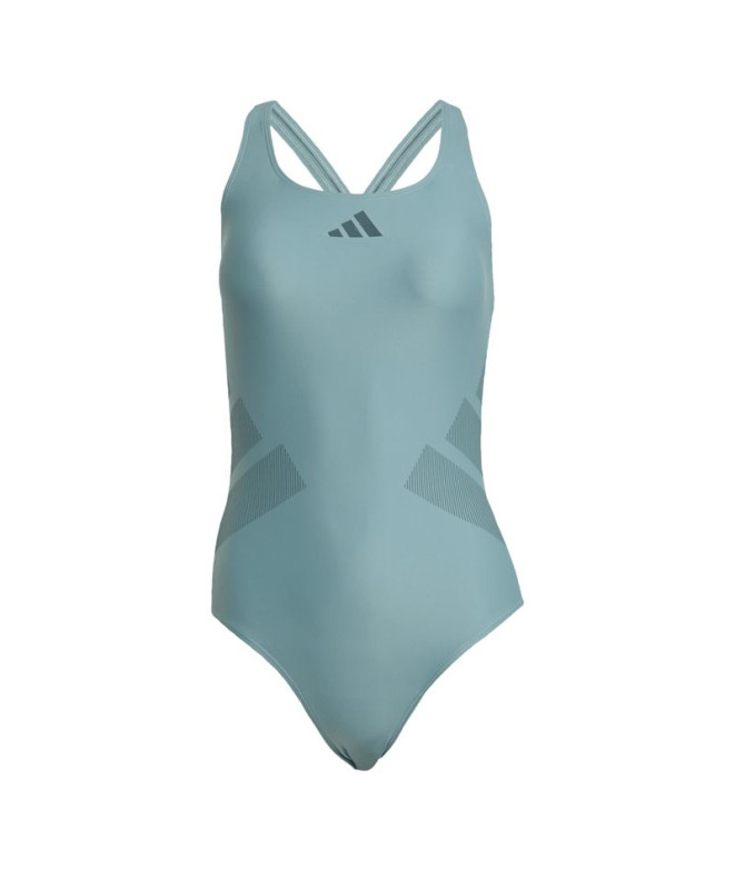 Fato de banho de Natação adidas Bb Cbck Mulher Azul Royal