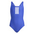 Bañador de Natación adidas 3S Mid Suit Gy Infantil Azul Marino/Blanco