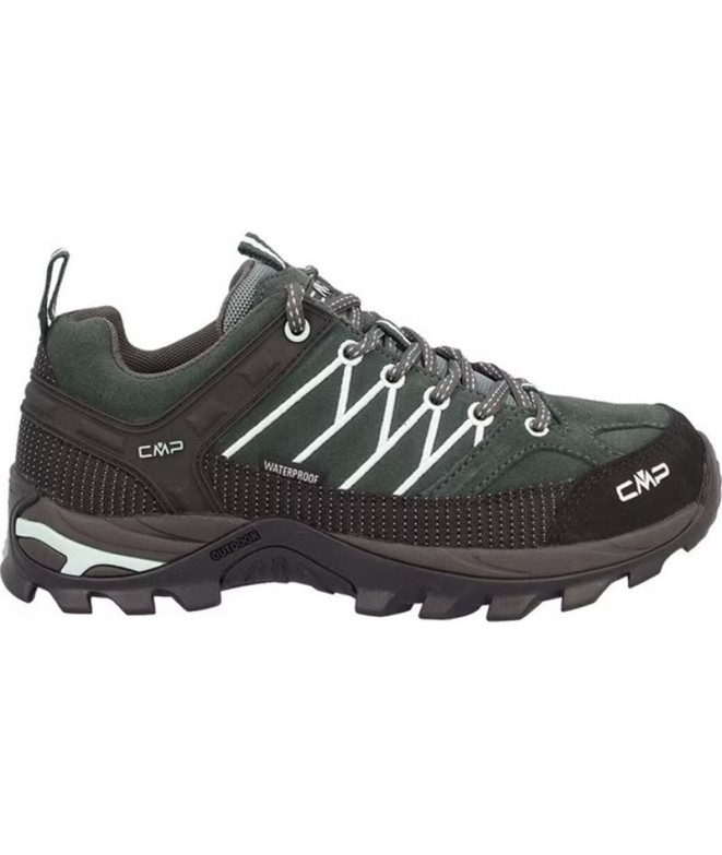Sapatilhas de Montanha CMP Rigel Low Wp Mulher Dark Verde