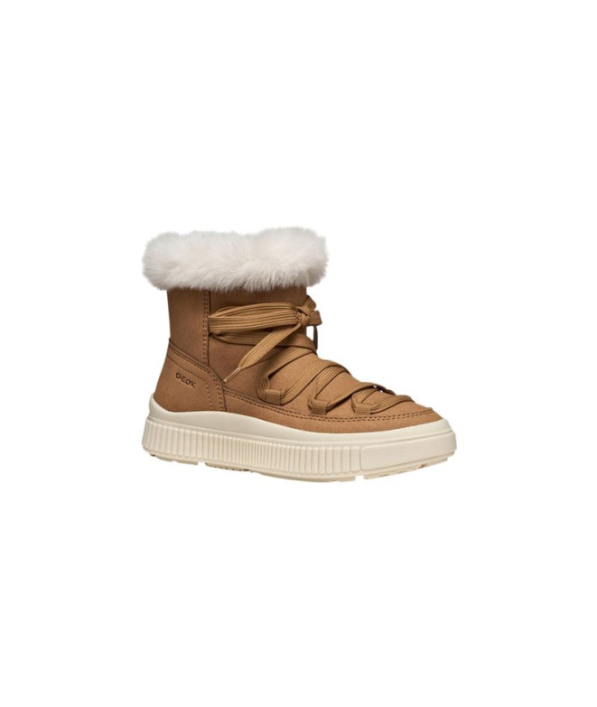 Botins Geox Laquinny A - Scam.Sintetico Infantil Whisky