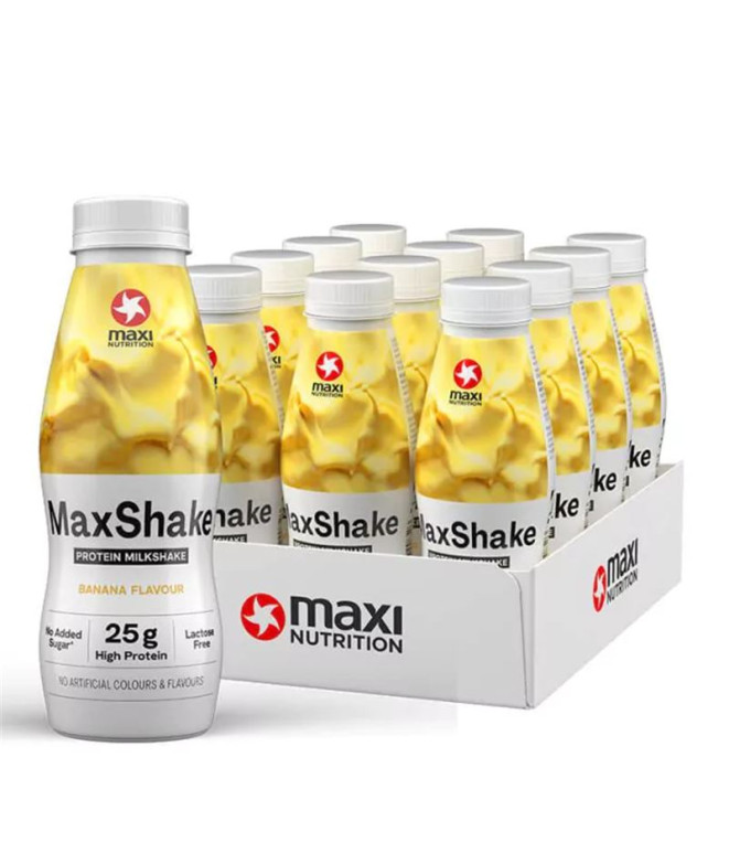 Batido Maxi Nutrition Maxshake Protein 330 Ml Milkshake Banana