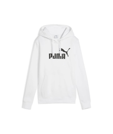 Sweat Puma Essentials No. 1 Logo pour Femme Blanc