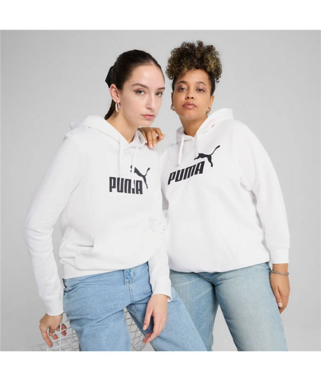 Sweat Puma Essentials No. 1 Logo pour Femme Blanc