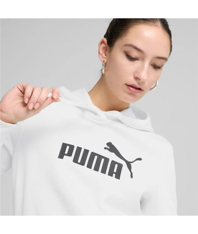 Sweat Puma Essentials No. 1 Logo pour Femme Blanc