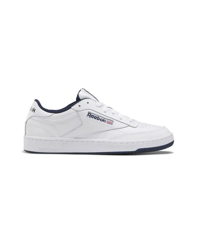 Chaussures de Tennis Reebok Club C 85 Homme Blanc/Bleu Marine