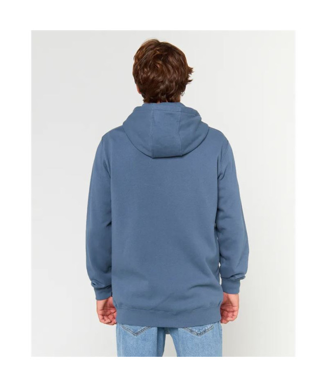 Sweat Rip Curl Horizon Zip Thru Hood Homme Bleu