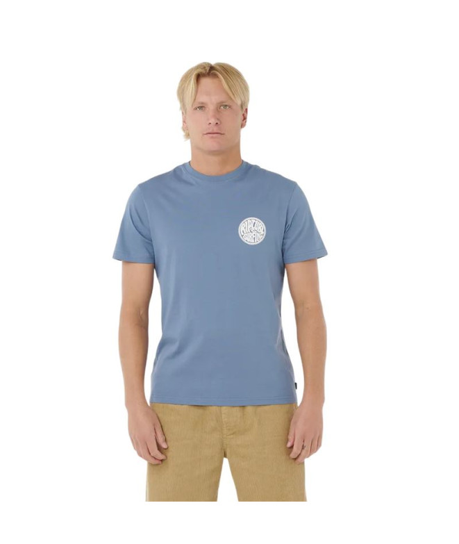 Camiseta Rip Curl Drifter Tee Homem Azul