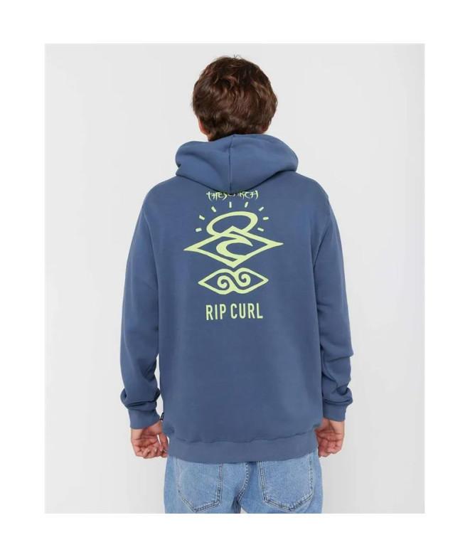 Moletom Rip Curl Search Icon Hood Homem Azul