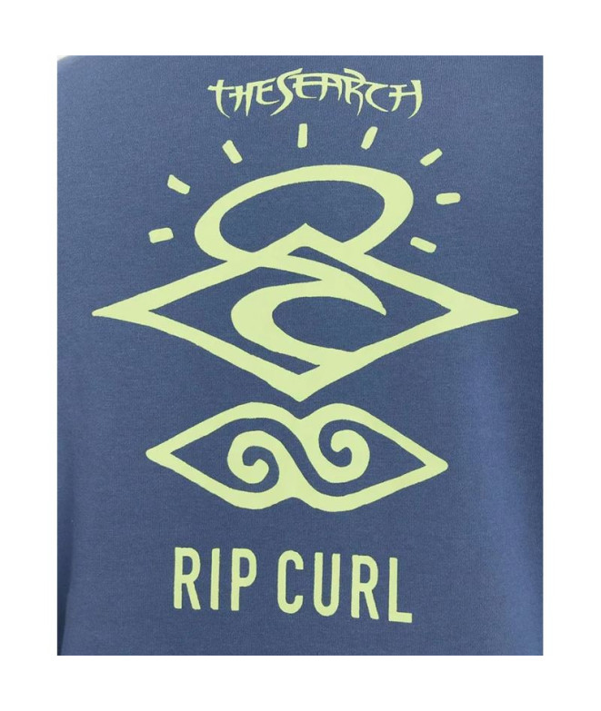 Moletom Rip Curl Search Icon Hood Homem Azul