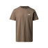 T-shirt de Montagne The north Face M Ss Simple Dome Mocha Marron Homme