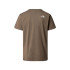 T-shirt de Montagne The north Face M Ss Simple Dome Mocha Marron Homme