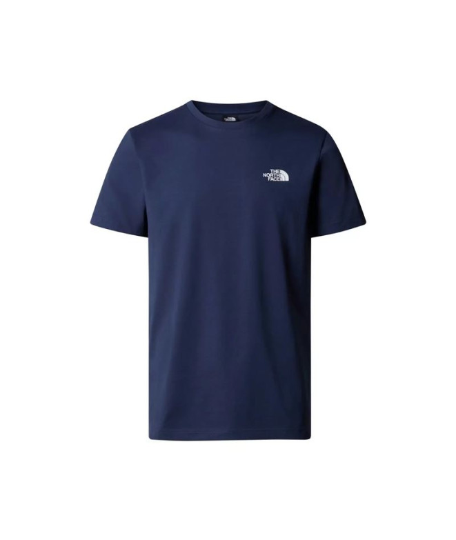 Camiseta de Montanha The North Face M Ss Essential Oversize Summit Azul Marinho Homem