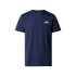 Camiseta de Montaña The north Face M Ss Essential Oversize Summit Azul Marino Hombre