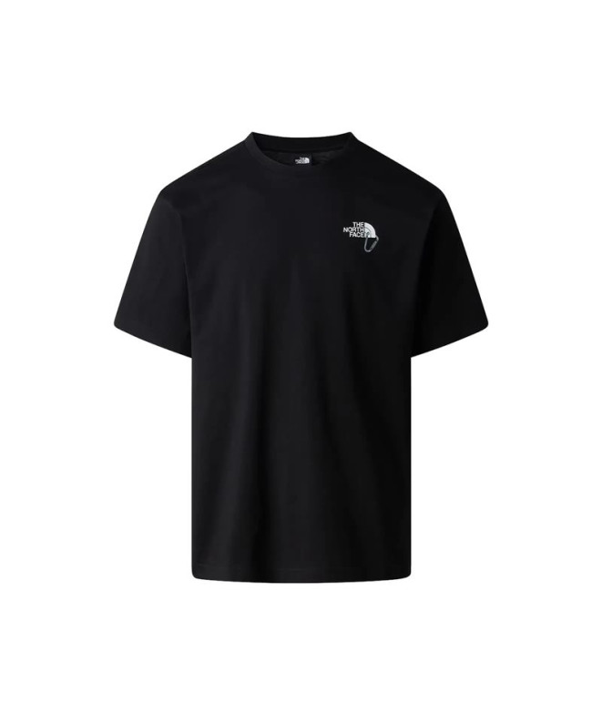 Camiseta The north Face U Explore Carabiner Relaxed S/S Homem Preto