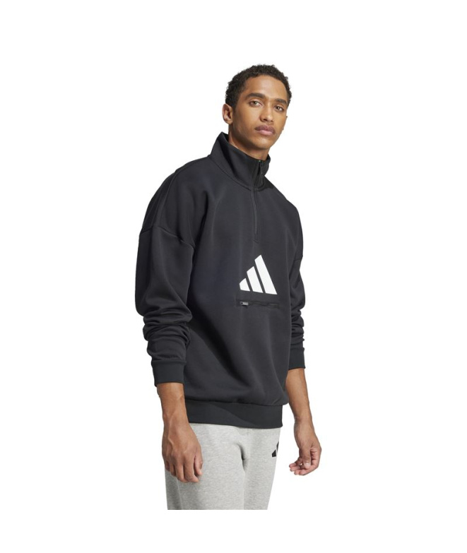 Sweat adidas Future Icons 3Bar Hz Homme Noir