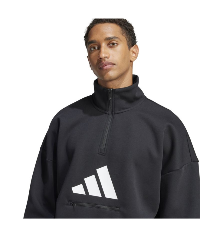 Moletom adidas Future Icons 3Bar Hz Homem Preto