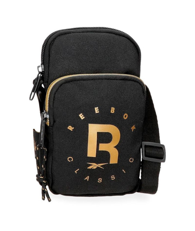 Portamóvel Mala a tiracolo Reebok Gold Negro