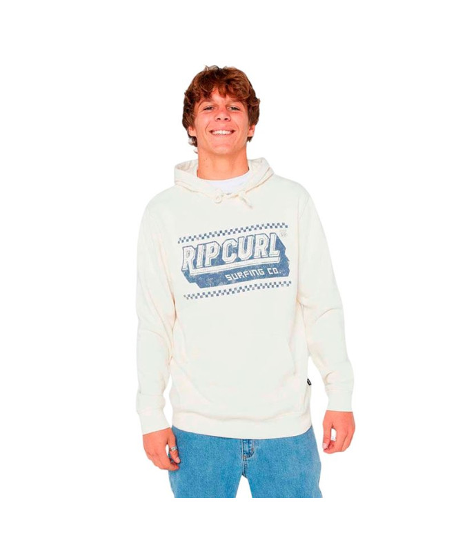 Sudadera Rip Curl Down The Line Hood Hombre Bone