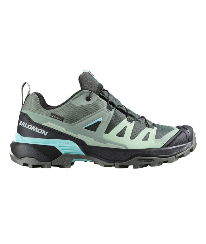 Sapatilhas de Montanha Salomon X Ultra 360 Gtx W Sedona Sage/Black/Sea Foam Mulher