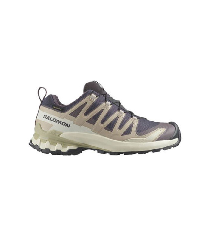 Sapatilhas de Trail Salomon Xa Pro 3D V9 Gtx Nine Iron/Oxford Tan/Alfalfa Mulher
