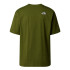 Camiseta de Montaña The north Face M Ss Essential Oversize Woodland Verde Hombre