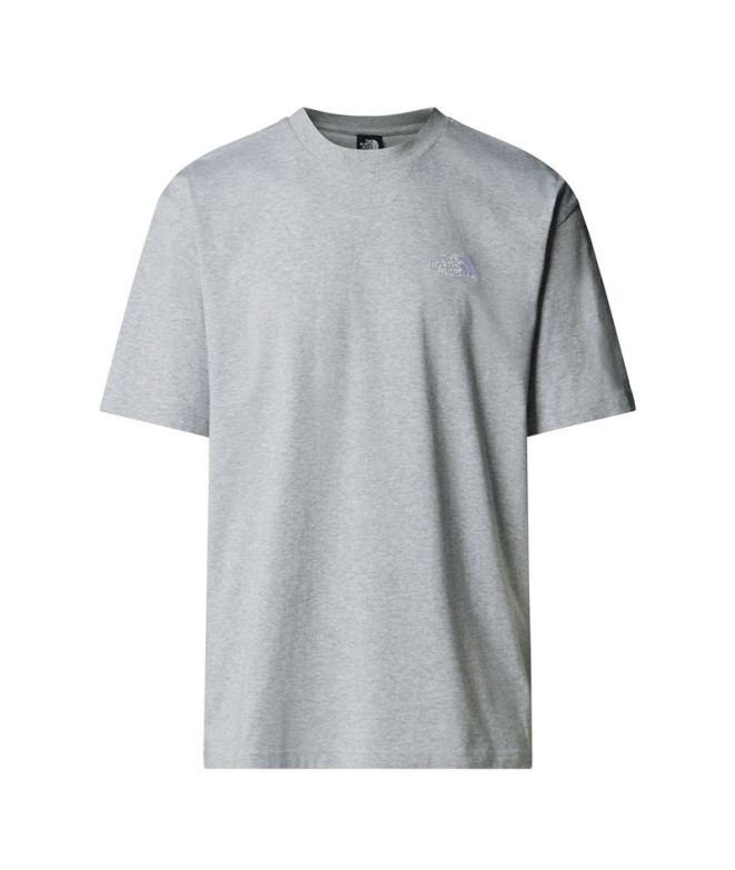 Camiseta The north Face Ss Essential Oversize Tnf Light Gris Hombre