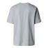 Camiseta The north Face Ss Essential Oversize Tnf Light Gris Hombre