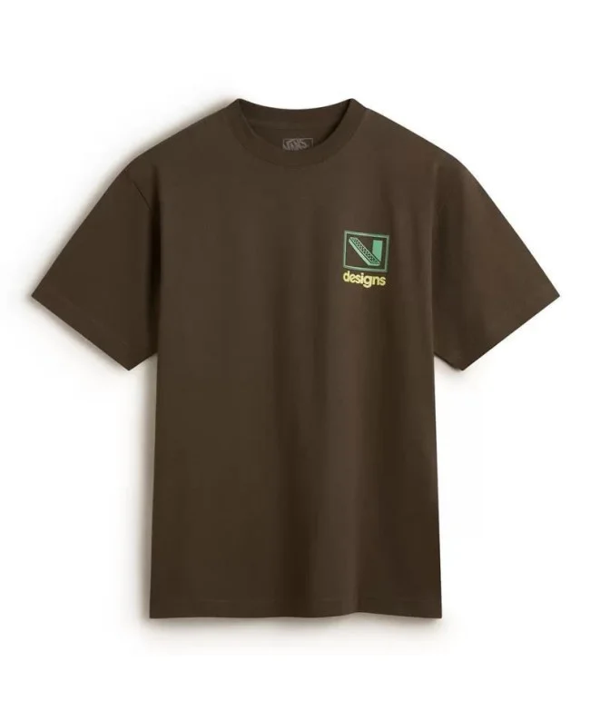 Camiseta Vans Art Production Ss Coal Brown Hombre