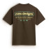 T-shirt Vans Production Artistique Ss Coal Brown Homme