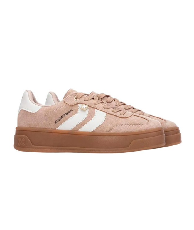Zapatillas XTI Mujer Antelina Beige