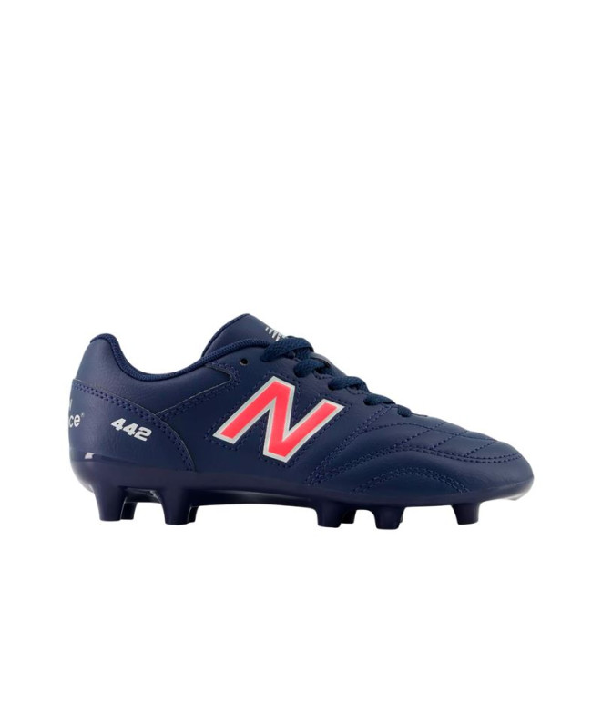 Sapatilhas de Futebol New Balance 442 Academy Jnr Fg V2 NB Azul Marinho Menino