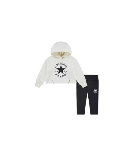 Malhas Converse Cnvg Dctp & ing Set Infantil Bege/Preto