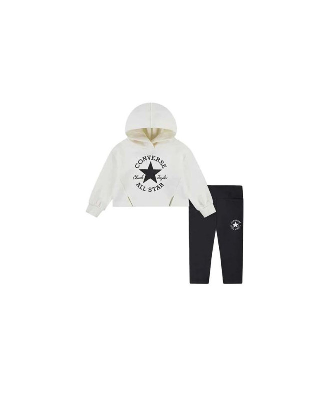 Collants Converse Cnvg Dctp & ing Set Enfant Beige/Noir
