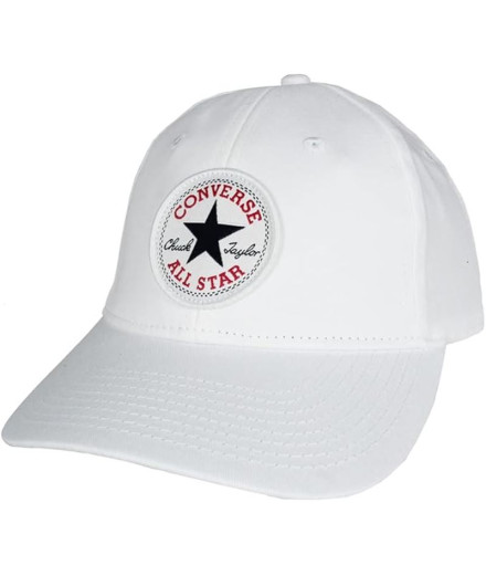 Gorra Converse Chuck Patch Curved Brim Infantil Blanco
