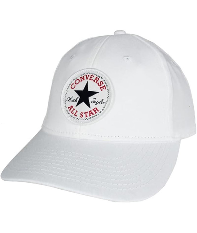 Boné Converse Chuck Patch Curved Brim Infantil Branco