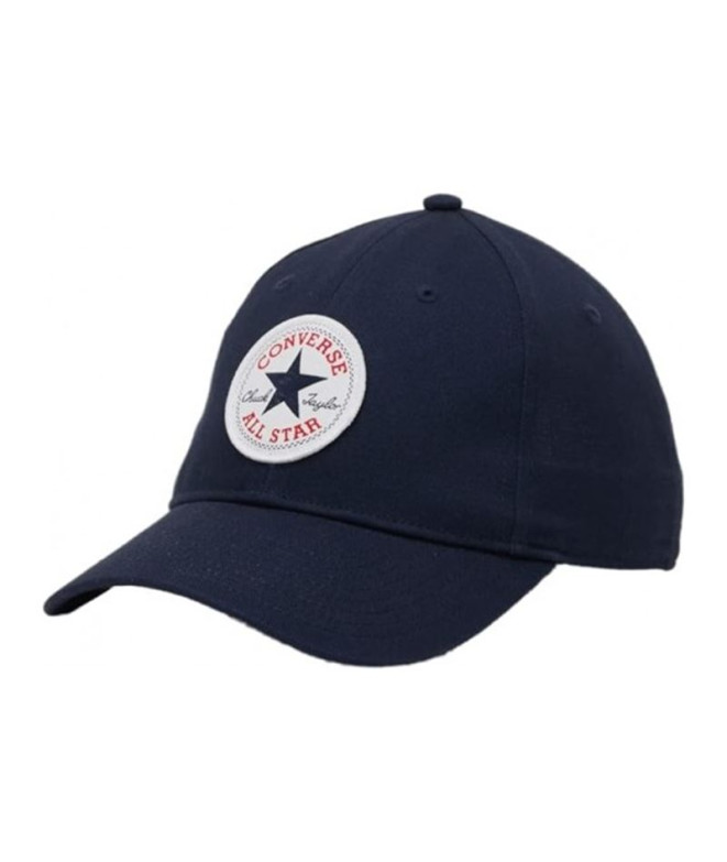 Boné Converse Chuck Patch Curved Brim Infantil Azul Marinho