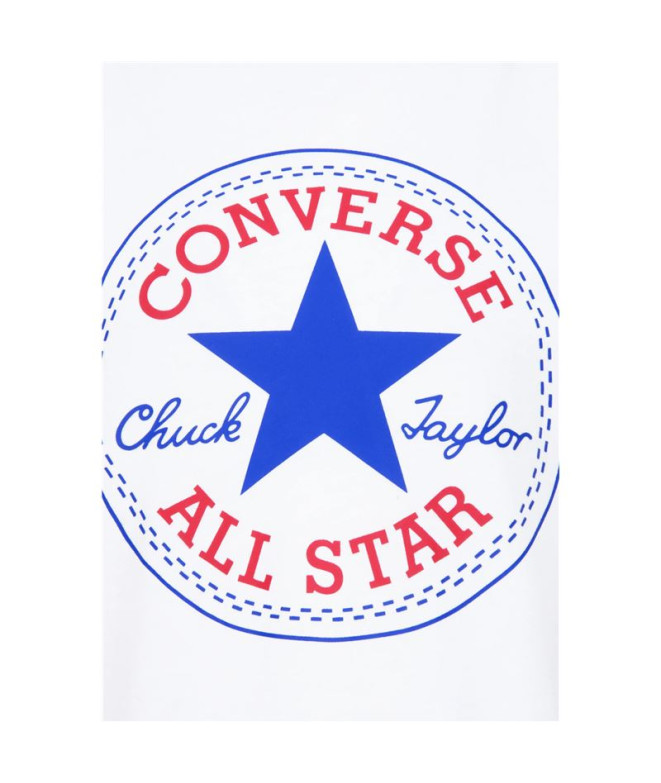 Camiseta Converse Core Chuck Patch Niño Blanco
