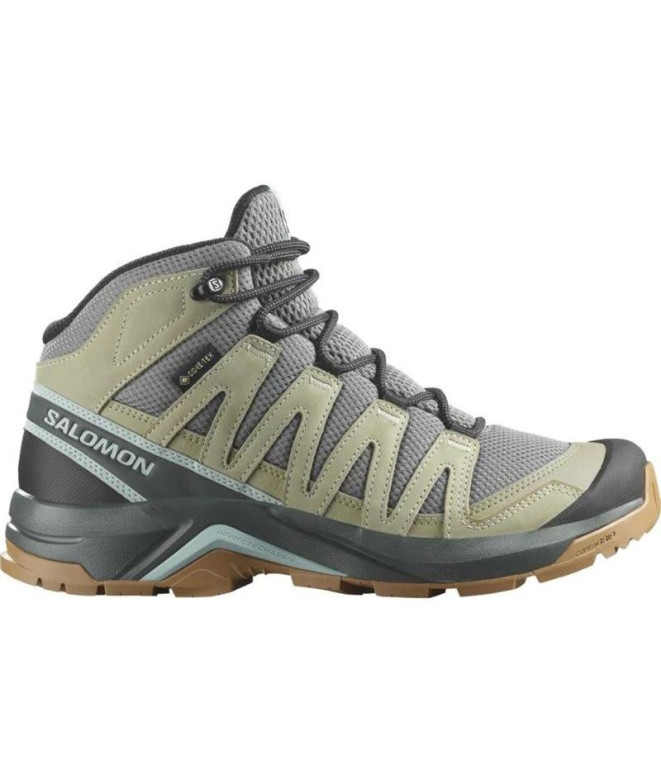 Sapatilhas de Montanha Salomon X-Adventure Recon Mid Gtx Mulher Sedona Sage
